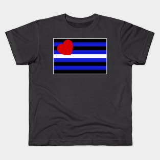 Leather Pride Flag Kids T-Shirt